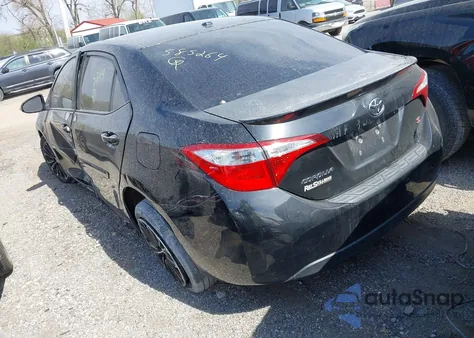 2016 Toyota Corolla S Premium from USA, damaged, VIN 2T1BURHE6GC585264